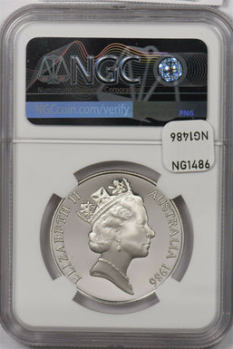 Australia 1986 10 Dollar silver NGC Proof 69UC SO. Australia Anniversary NG1486