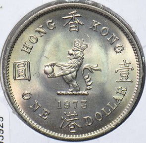 Hong Kong 1973 Dollar Lion animal 293929 combine shipping