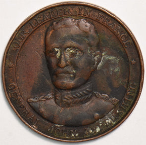 France 1918 Token Commemorative issue, General John J. Pershing T0125 combine sh
