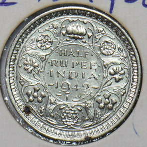 India British 1942 1/2 Rupee 295755 combine shipping