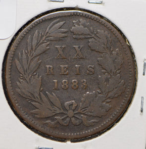 Portugal 1883 20 Reis  150306 combine shipping