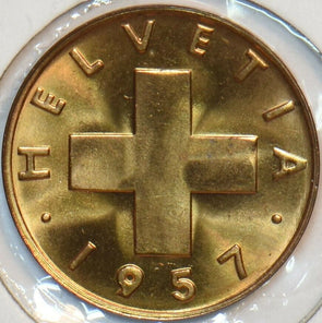 Switzerland 1957 Rappen 196384 combine shipping
