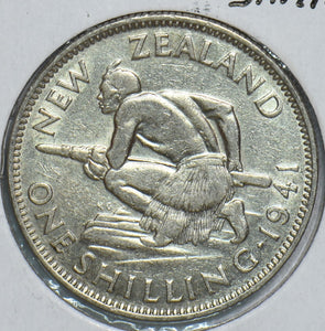 New Zealand 1941 Shilling 298658 combine shipping