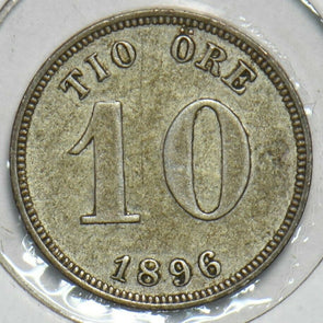 Sweden 1896 10 Ore 197176 combine shipping