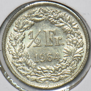 Switzerland 1964 1/2 Franc 194552 combine shipping