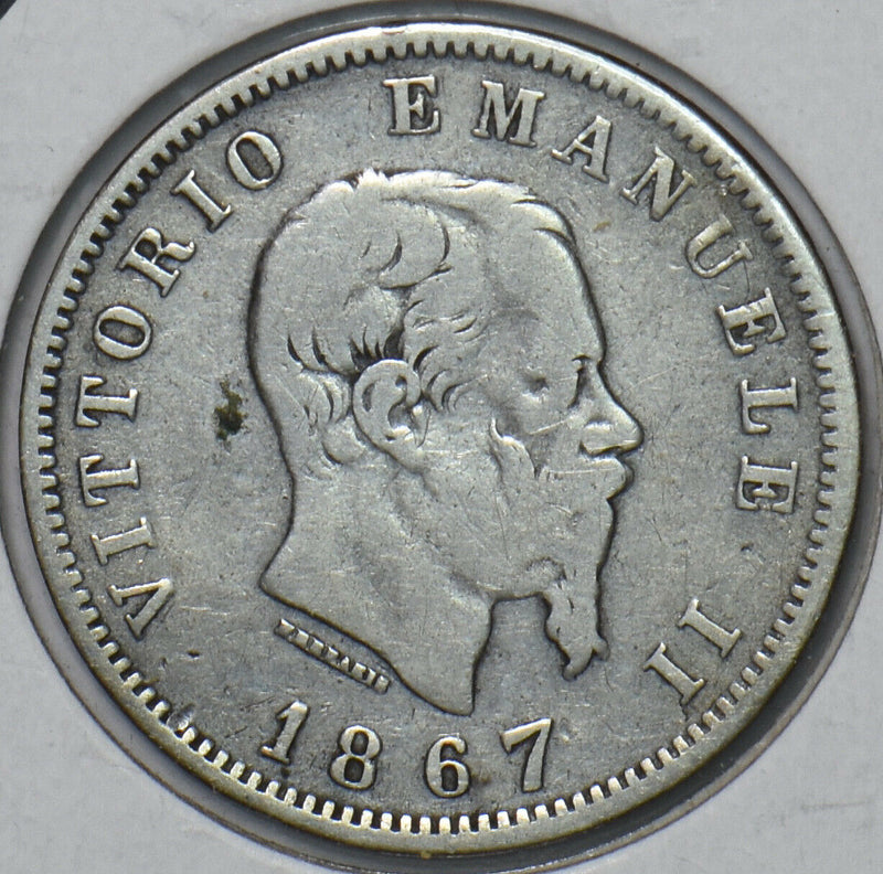 Italy 1867 Lira 194748 combine shipping