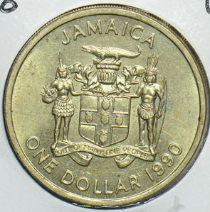 Jamaica 1990 Dollar UNC 904681 combine shipping