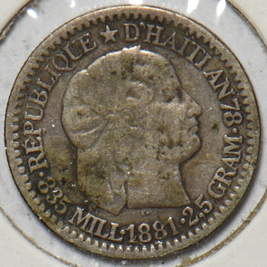 Haiti 1881 10 Centimes 195764 combine shipping
