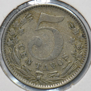 Colombia 1886 5 Centavos 150662 combine shipping