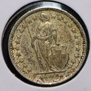 Switzerland 1952 1/2 Franc  191093 combine shipping