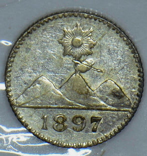 Guatemala 1897 1/4 Real 190761 combine shipping