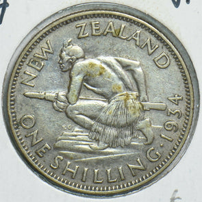 New Zealand 1934 Shilling 0 240898 combine shipping