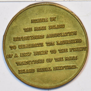 1970 Launched May 23 1970 Token Drum SSN 677 Mare Island Vallejo, Calif U0071 c
