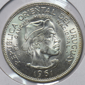 Uruguay 1961 10 Pesos 294167 combine shipping