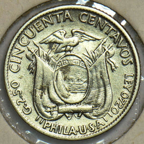 Ecuador 1928 50 Centavos 240742 combine shipping