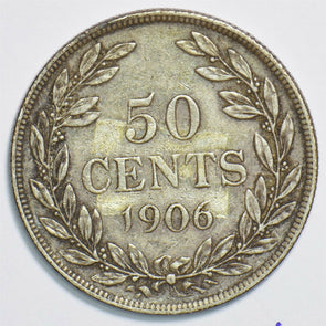 Liberia 1906 50 Cents R0168 combine shipping