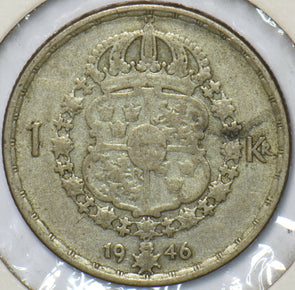 Sweden 1946 Krona 902763 combine shipping