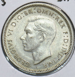 Australia 1943 S Shilling Ram 198880 combine shipping