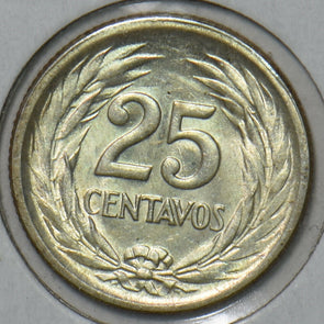 El Salvador 1953 25 Centavos UNC 195529 combine shipping