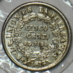 Bolivia 1872 5 Centavos 297370 combine shipping