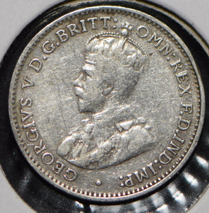 Australia 1936 3 Pence Kangaroo animal Emu  191353 combine shipping
