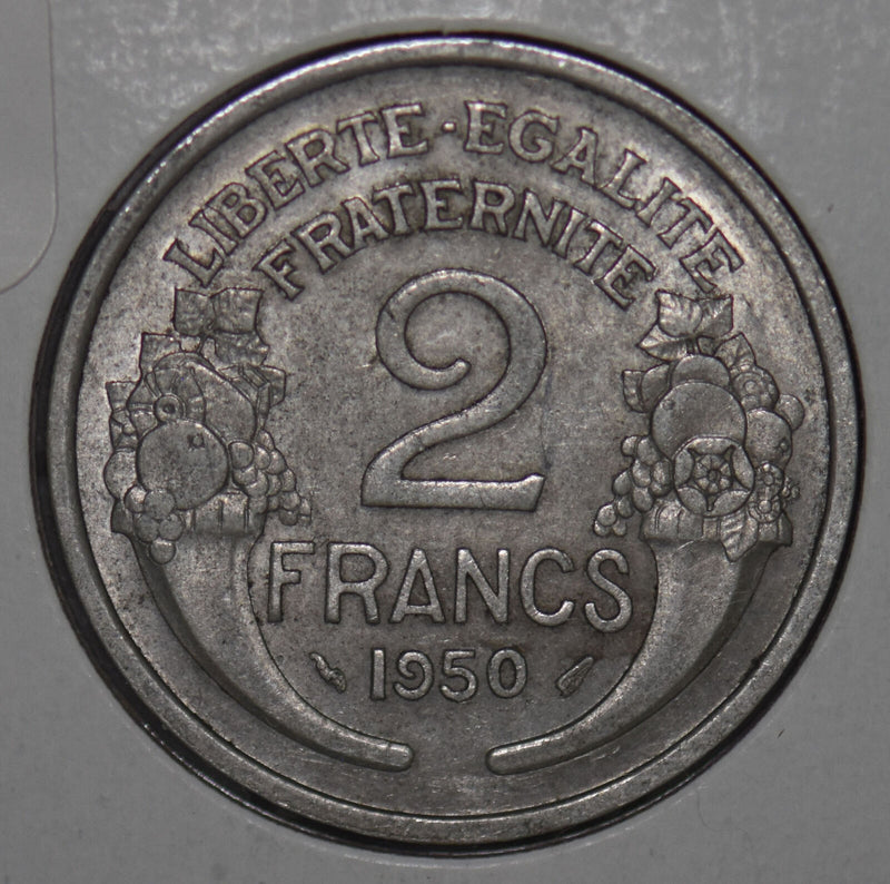 France 1950 2 Francs  900473 combine shipping