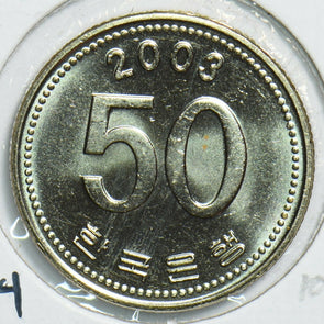 South Korea 2003 50 Won 0 Ch BU 904432 combine shipping