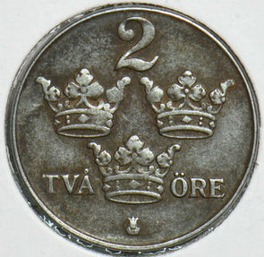 Sweden 1947 2 Ore 152859 combine shipping