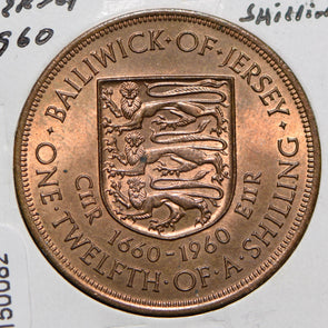 Jersey 1960 1/12 Shilling  150082 combine shipping