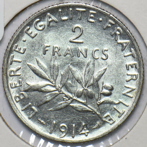 France 1914 2 Francs 240089 combine shipping