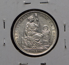 Peru 1899 1/5  Sol  291651 combine shipping