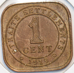 Straits Settlements 1919 Cent 194017 combine shipping