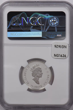 Canada 1999 25 Cents Silver NGC Proof 69 Ultra Cameo November NG1626 combine shi