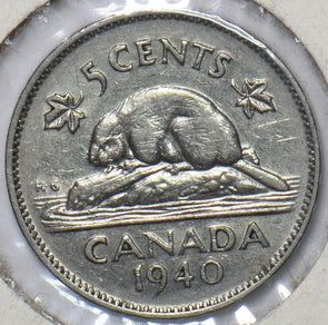 Canada 1940 5 Cents Beaver animal 903271 combine shipping