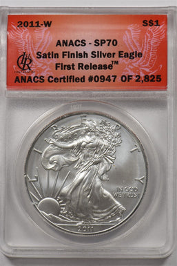 2011-W Silver Eagle Satin Finish NGC SP70 NI0002