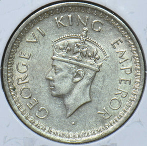 British India 1944 1/2 Rupee 295406 combine shipping