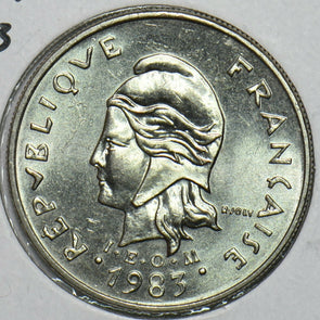 French Polynesia 1983 10 Francs 152744 combine shipping