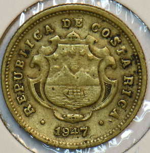 Costa Rica 1947 10 Centimos 297535 combine shipping