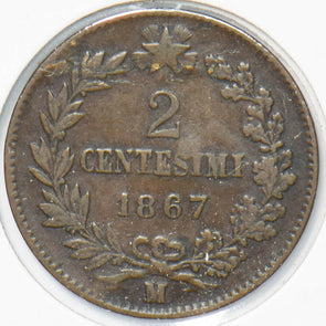 Italy 1967 2 Centesimi Vittorio Emanvele II 292924 combine shipping