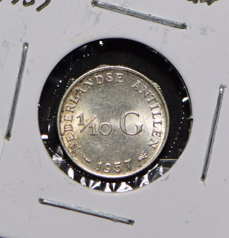 Netherlands Antilles 1957 1/10 Gulden  901033 combine shipping