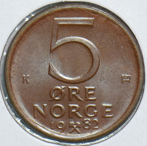 Norway 1982 5 Ore 904801 combine shipping
