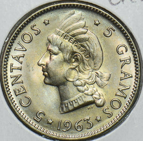 Dominican Republic 1963 5 Centavos BU 297610 combine shipping