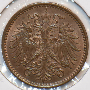 Austria 1896 Heller Eagle animal 151466 combine shipping