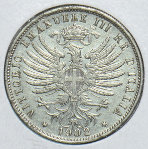 Italy 1902 25 Centesimi 298820 combine shipping