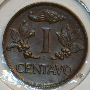Colombia 1944 B Centavo 903607 combine shipping