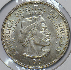 Uruguay 1961 10 Pesos 295944 combine shipping