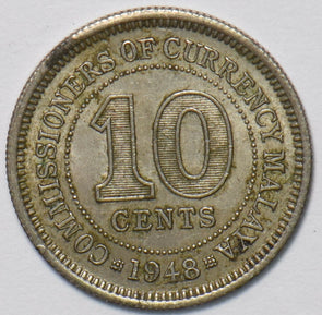 Malaya 1948 10 Cents 195319 combine shipping