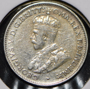 Australia 1935 3 Pence Kangaroo animal Emu  191343 combine shipping