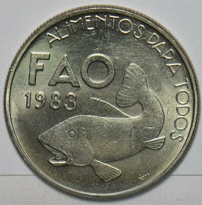 Portugal 1983 25 scudos Cod fish animal World Food Day 196377 combine shipping