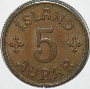 Iceland 1940 5 Aurar 902050 combine shipping